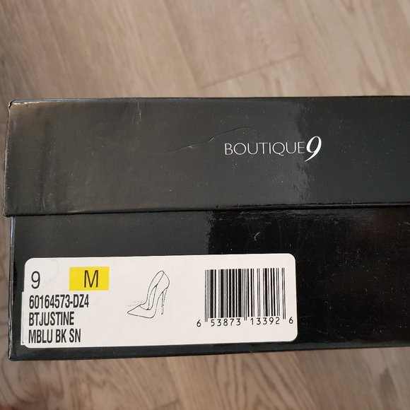 Blue Ombre Snake Pumps Nine West Boutique 9 - Picture 8 of 8